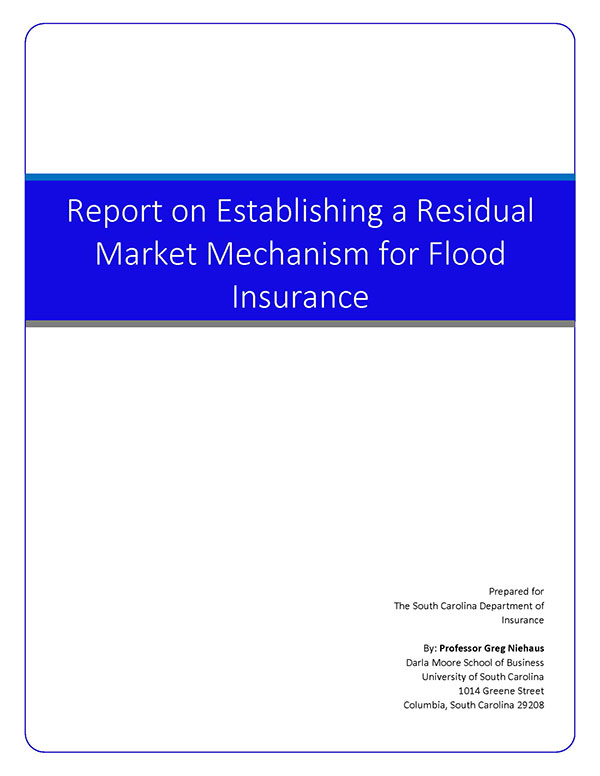 SCDOI Report on Establishing a Residual Market Mechanism for Flood Insurance