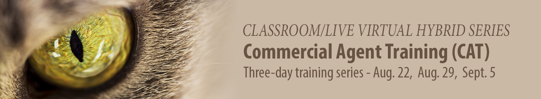 Commercial Agent Training (CAT)
