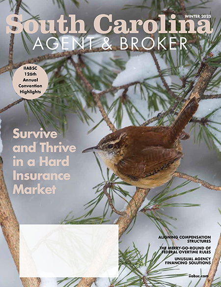 Winter cover features a closeup of a Carolina Wren (small brown bird) on a snowy branch.